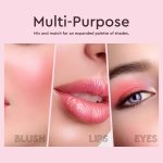 C2P PROFESSIONAL MAKEUP Pro 12 Shades Lipstick Palette for Women 42g, Nude Creamy Matte Lip Color, Blusher & Contour, Waterproof, Lightweight Long-Lasting Hydrating Lipstick Kit Set (Barely Brush) - Image 6