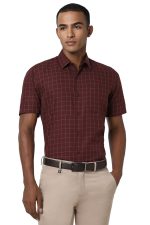Peter England Men's Cotton Regular Fit Shirt