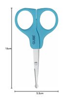 GUBB Safety Scissor Designed for Men and Women With Protective Sleeves | Round Tips for Safe hair cutting | Easy beard and moustache trimming | Multipurpose | Rust resistant | Stainless steel - Image 7