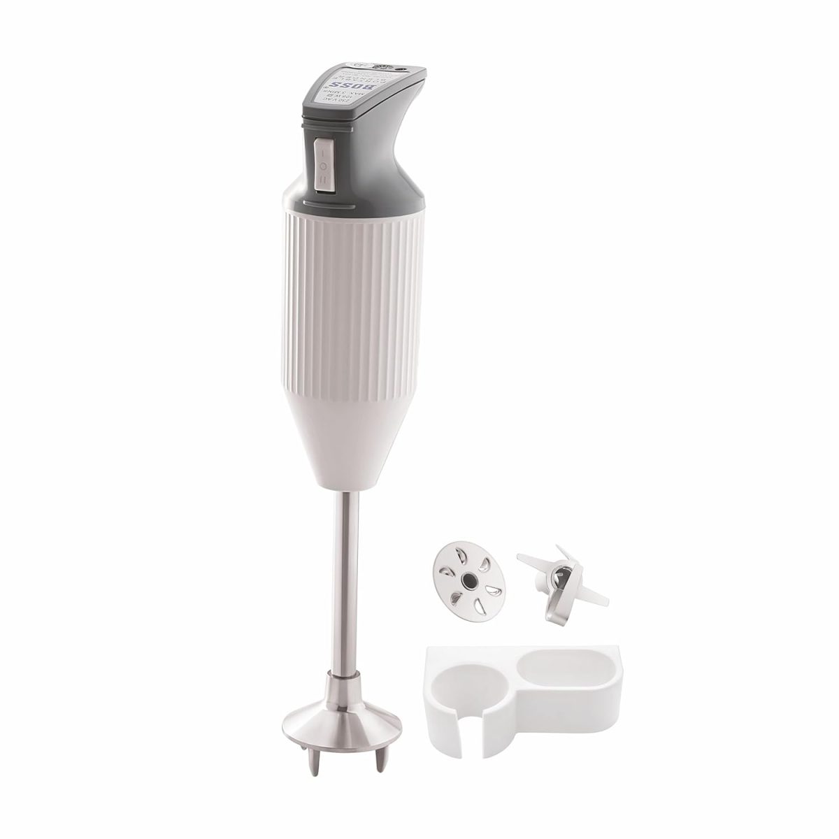 BOSS E111 Portable Hand Blender 180 Watt | Easy to Clean and Store | ISI-Marked, Grey