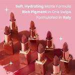 Typsy Beauty Mini Lipstick Set of 3 Luxurious Highly Pigmented Lightweight Travel Size Lippie Happy Hour | Vegan & Paraben-Free Formulated in Italy 1.5g - Image 8