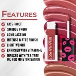 Jaquline USA Color Me Matte Long Lasting liquid Lipstick enriched with vitamin E & tea tree oil (Espresso Brown-4.5 ml) - Image 3