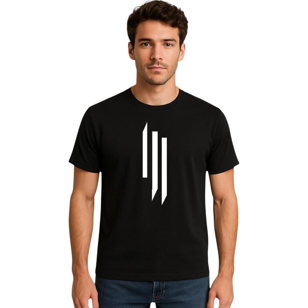 KIDDY STAR Mens T Shirt Black-Men_HS_Black_108