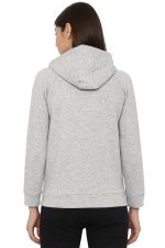 Allen Solly Women's Synthetic Hooded Neck Sweatshirt - Image 3