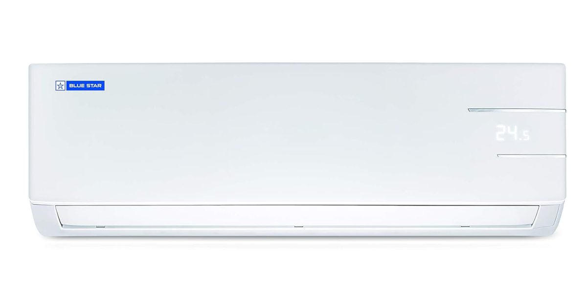 Blue Star 1 Ton 3 Star Split AC (2023 Model, Copper Condenser, Dust Filter, FB312DNU) Self Diagnosis, Auto Restart with Memory Function