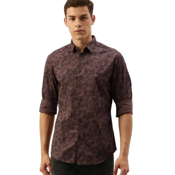 The Indian Garage Co Men's Cotton Slim Fit Shirt