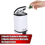 iBELL Humidifier for room with Remote, Digital display, 4.5L, Ultrasonic, Adjustable Mist Output, Super Quiet 360° Nozzle, Lasts Up To 24 Hrs, Essential Oil Diffuser, HU450RB (White)