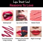Nykaa Lips Don't Lie! Waterproof Line & Fill Lip Liner - Feisty Brunette 11 - Image 6