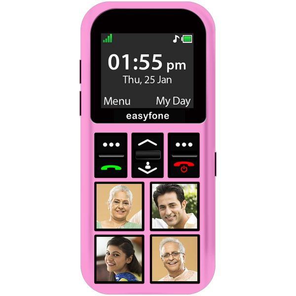 SeniorWorld Easyfone Star - Safety Device Cum Phone for Kids with SOS, GPS Tracking, Discreet Listening, Photo Dial, No Internet, Parental Control by SeniorWorld