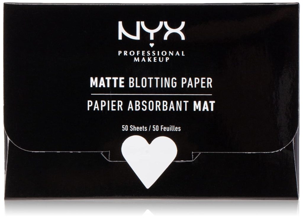 NYX Matte Blotting Paper, White, 50 Count