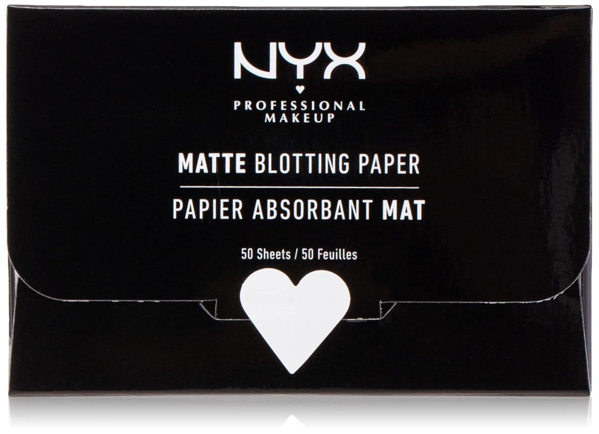 NYX Matte Blotting Paper, White, 50 Count