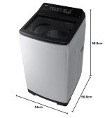 Samsung 7 Kg Inverter Ecobubble 5 Star Fully Automatic Top Load Washing Machine (WA70BG4441BYTL,Lavender Gray) - Image 10