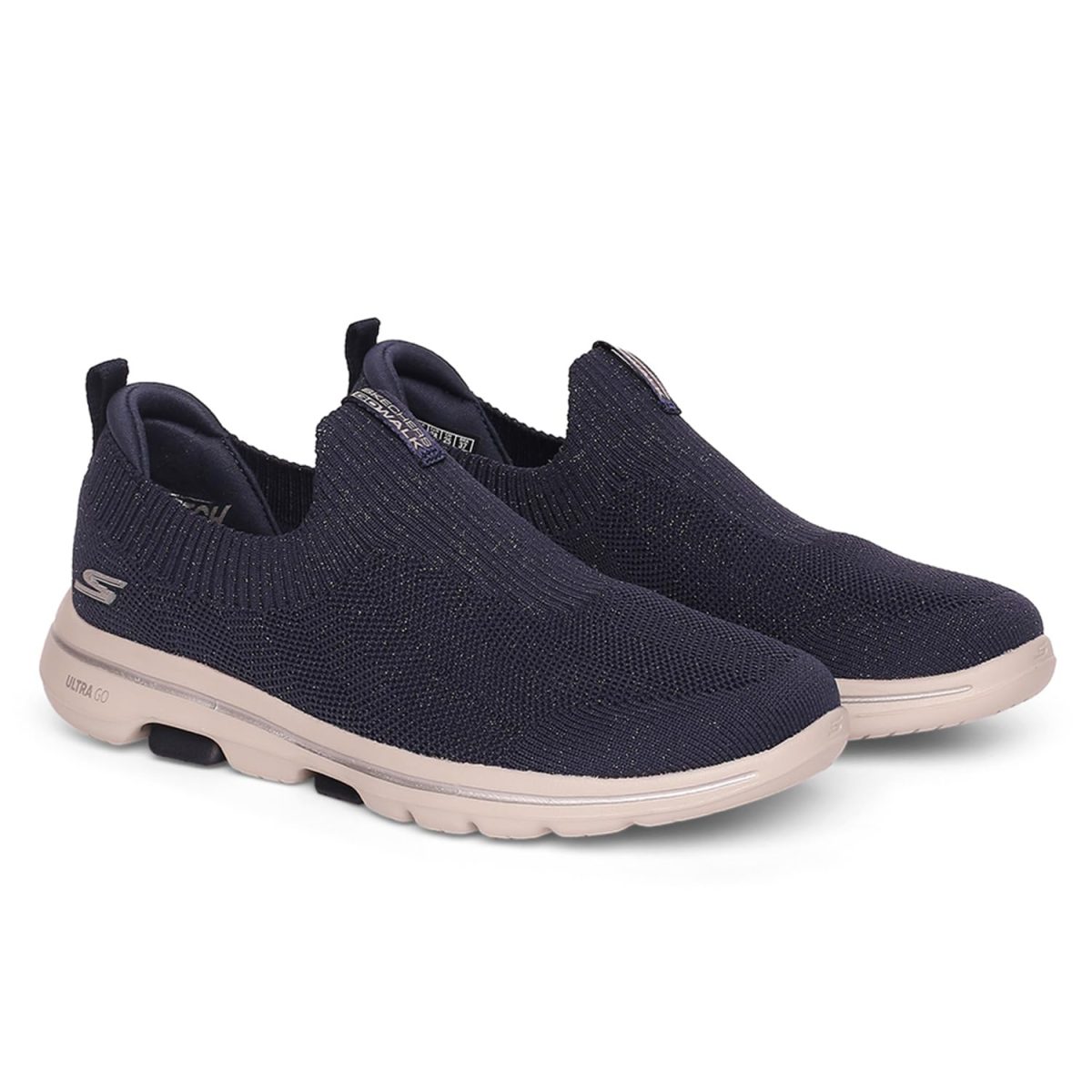 Skechers Women Go Walk 5 Starlit Walking Shoes - Image 3