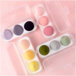 Lenon 3pcs Makeup Blender Makeup Sponge Cosmetic Puff with Storage Box Foundation Powder Beauty Sponge Women Make Up Accessories Tools Beauty Blender Makeup (Color : 3pcs Multicolor with Box) - Image 4