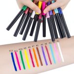 My Colors Colorful Liquid Eyeliner Set, 12 colors Matte Neon Eyeliner Pencil Pigmented Waterproof Smudgeproof Long Lasting Gel Eye Liner Eye Makeup Gift Kit for Women Multicolor - Image 2