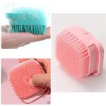 WAZDORF Body Scrubber with Soap Dispenser Brush, Silicone Exfoliating Brushes, Soft Body Exfoliator, Bath Loofah for Babies, Kids, Women, Men and Pets (Standard, 2, count) - Image 4