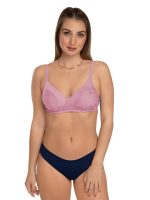 DAISY DEE Women Lace Pattern Printed Full Coverage Non-Padded Seamless Wire-Free Full Support Regular Cotton Bidal/T-Shirt Bra - NVLR - Image 8