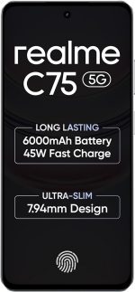realme C75 (Lily White, 4GB RAM, 128GB Storage) | 6000mAh Battery | 50MP AI Camera | 6.72" FHD+ Display | Android 15 - Image 6