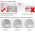 Nail Art Stamper, Clear Silicone Stamping Jelly with Scraper, Transparent Visible Body, No Misplacement for DIY Nail Decor, Home Manicure Starter Tool Salon, French Tip Stamp, 200-Time Using (Clear) - Image 7
