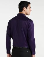 Van Heusen Men's Cotton Solid Slim Fit Shirt - Image 5