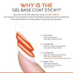 Gleevia No-Wipe Top Coat and Base Coat Gel Set - Shine Finish Long Lasting, Soak-Off UV/LED Nail Lamp Cured Gel 15ml each (Combo Pack) Nail Art Design Manicure Gifts for Women - Image 3