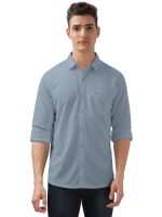BULLMER Trendy Regular Fit Solid Full Sleeve Causal Shirt for Men.