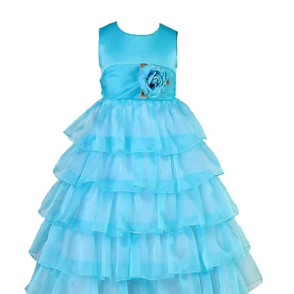 SOFYANA Birthday Flower Girl Dress Prom Ball Gown Multilayered Toddler Dress Special Occasion Princess Outfit Kidswear