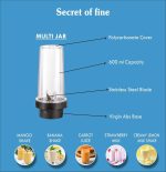WONDER STAR Bullet JAR Combo (600 + 300ML) || Mixer Grinder CHTUNEY Jars Combo|| 600+300ML Capacity||Suitable for SUMEET, KENSTAR, Long WAYY,Activa, PREETHI, Bajaj Mixer Grinders Match and Buy - Image 2