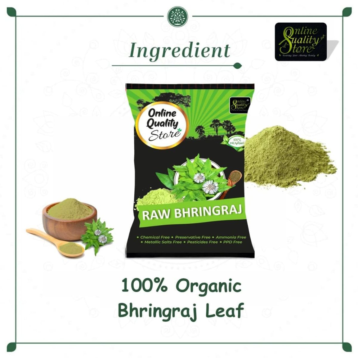 Online Quality Store raw bringaraj/bringraj dry leaves/Bhringraj Leaves/Bhangra - Eclipta Alba/False Daisy/Keshraj-100g - Image 8