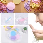 Shidara Compressed Facial Sponge, Smilerain Face Cleansing Sponge Pad Exfoliating Wash Makeup Removal for Women | Multi | 12 Pieces - Image 3