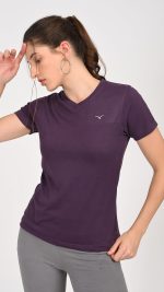 COPPERSMITH Sports Gym Tshirt for Women Workout - Active Wear Polyester Swimming Tshirt - Image 3
