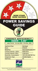 Hitachi 2 Ton Class 3 Star ice Clean Xpandable Plus Inverter Split AC (100% Copper, Dust Filter, iZen 3400FXL, R32-RAS.G322PCAISF, Dual Gold) - Image 3