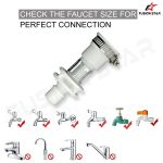 FUSION STAR Tap Adapter/Connector Fully Automatic Washing Machine & Dishwasher Water Inlet Pipe Easy Install (Pack of 1) - Image 5