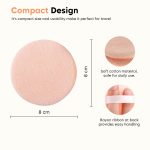 Gleva 4Pcs Washable Powder Puff Soft Face Makeup Sponge, Loose powder Foundation Blending Sponges Set, Beauty Blender, Round Shape Reusable Cosmetic Powder Puff Wet & Dry Tool For Women - Image 6