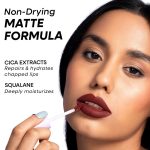 Nykaa Superlight Lip Cloud Airy Mousse Matte Liquid Lipstick for Lip & Cheek - Ruby Sour (5ml) - Image 6
