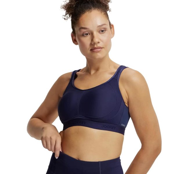 Jockey MI11 Plus Size Sports Bra | Wirefree | Non Padded | Full Coverage with StayFresh Treatment | Microfiber Elastane Fabric