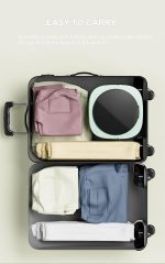 Small Portable Washing Machine, Mini Washer 9L High Capacity with 3 Modes Deep Cleaning for Underwear, Baby Clothes, or Small Items, Foldable Washing Machine for Apartments, Camping, Travel-Green - Image 4
