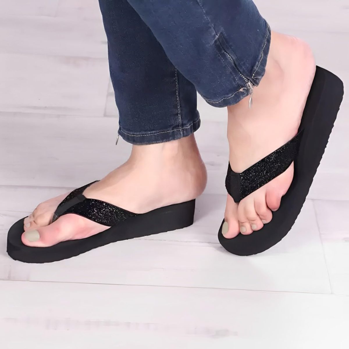 Women Slipper Stylish Comfortable Lightweight Soft Flaxsible fancy chappal_BZR-PERENT-009 - Image 4