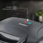 Prestige 800W Sandwich Maker (PGMFD 01)| Black | Heat Resistant Bakelite Body |Non-Stick Coating | Power Indicators | Oil Free Toasting - Image 3