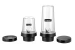 WONDER STAR Bullet JAR Combo (600 + 300ML) || Mixer Grinder CHTUNEY Jars Combo|| 600+300ML Capacity||Suitable for SUMEET, KENSTAR, Long WAYY,Activa, PREETHI, Bajaj Mixer Grinders Match and Buy