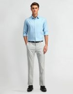 Arrow Men's Solid Full Sleeve Slim Fit Cutaway Collar Cotton Formal Shirt - Image 7