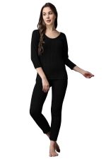 FF Winter Wear Thermal Upper Vest and Bottom Lower Warmer Combo for Women Long Johns Underwear Set