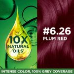 Garnier, Hair Colouring Creme, Long-lasting Colour, Smoothness & Shine, Color Naturals, Shade: 6.26 Plum Red, 55ml + 50g - Image 3
