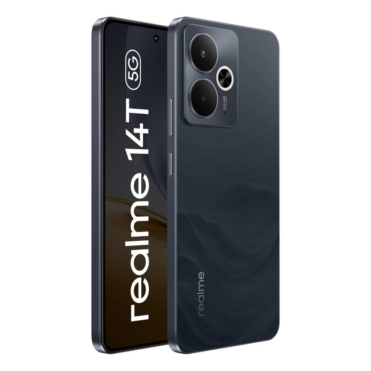 realme 14T 5G Smartphone 8+128GB Obsidian Black, 6.67-inch Screen, 120Hz Display, 6000mAh Battery, 68MP Camera, MediaTek Dimensity 6300, IP69 - Image 3