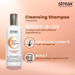 Streax Professional Vitariche Care Repair Max Shampoo,300ml| Mild Everyday Shampoo| Hair Shampoo for Women & Men|With Biovit-A-OX Complex, Hydrolysed Flax Protein & |Ceramide|For Dry, Damaged Hair - Image 9