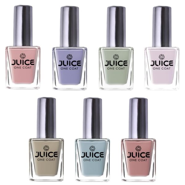 Juice High Gloss, Long-Lasting Nail Paint Combo - OFFICE WEAR (EMPOWERED) Pack of 7, 11ml Each