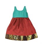 AMIRTHA FASHION Girls Traditional Lehenga Choli RATHI CHILD PATTU(AMFRPSTGM) - Image 3