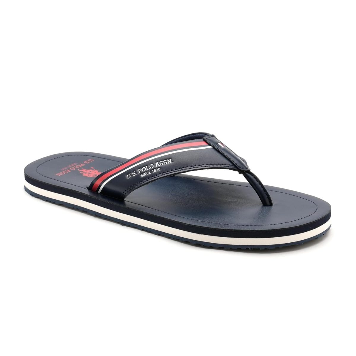 USPA| NESTA LT. GREY| Stylish slider Flipflops for Man - Image 2