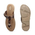 KazarMax Amelia Lightweight | Cushioned | Bounce Back | Floral Printed Flat Thong Sandals For Women - Image 7