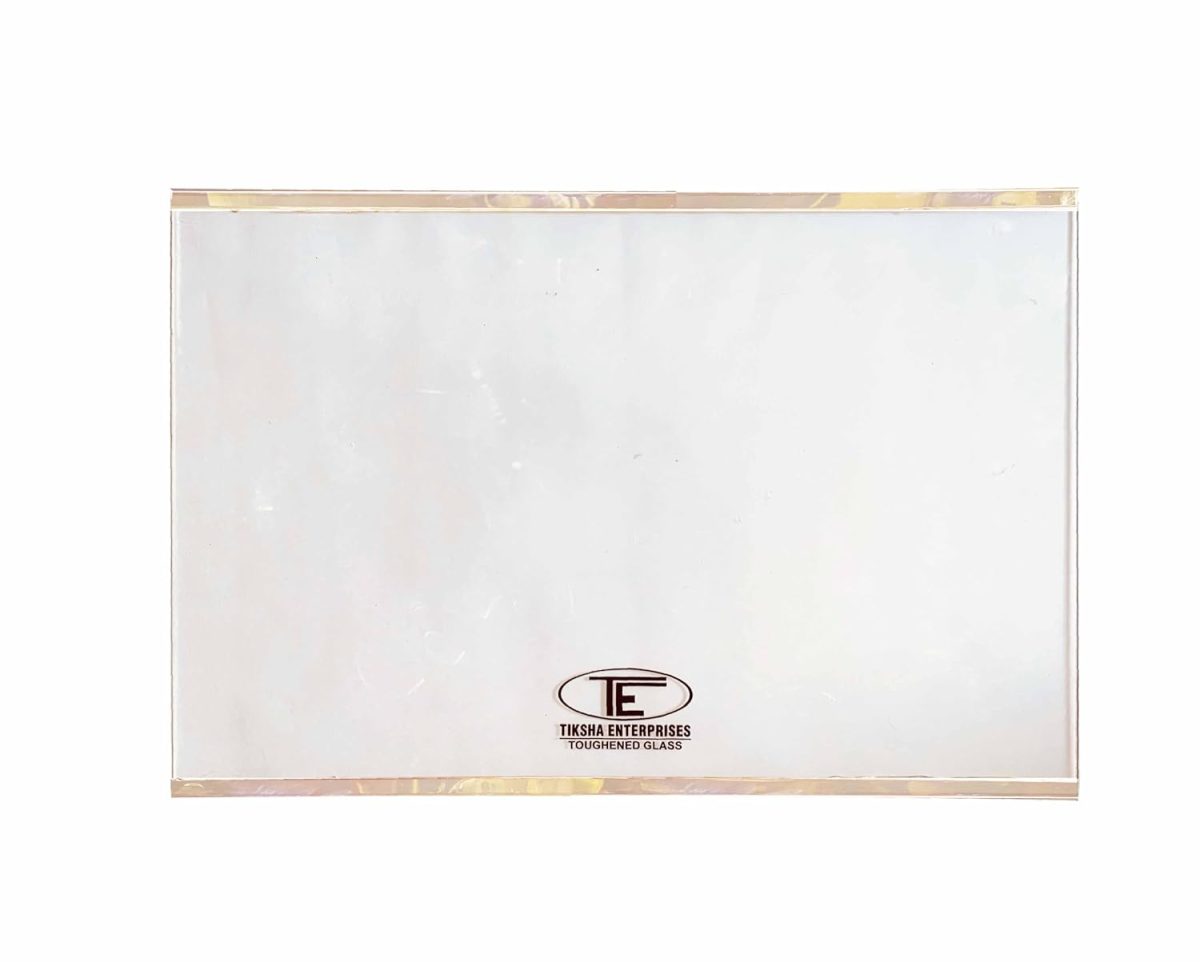 TIKSHA ENTERPRISES (445=450) 275 MM TOUGHENED Glass with Silver Bidding Compatible for Samsung Single Door.
